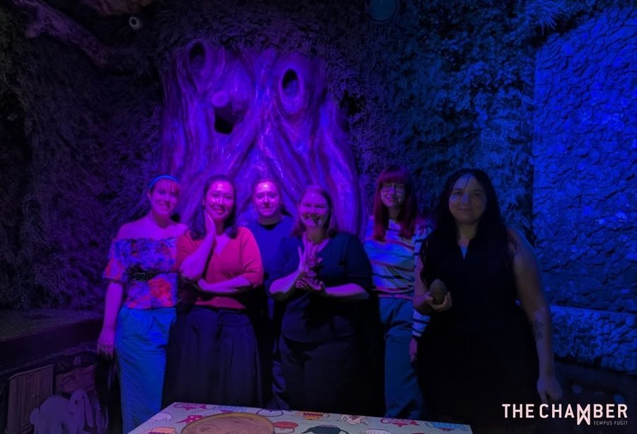 Kino Klub members at an escape room experience